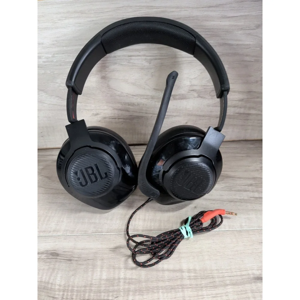 JBL Quantum 300 Black Over Head Headsets for Gaming With USB